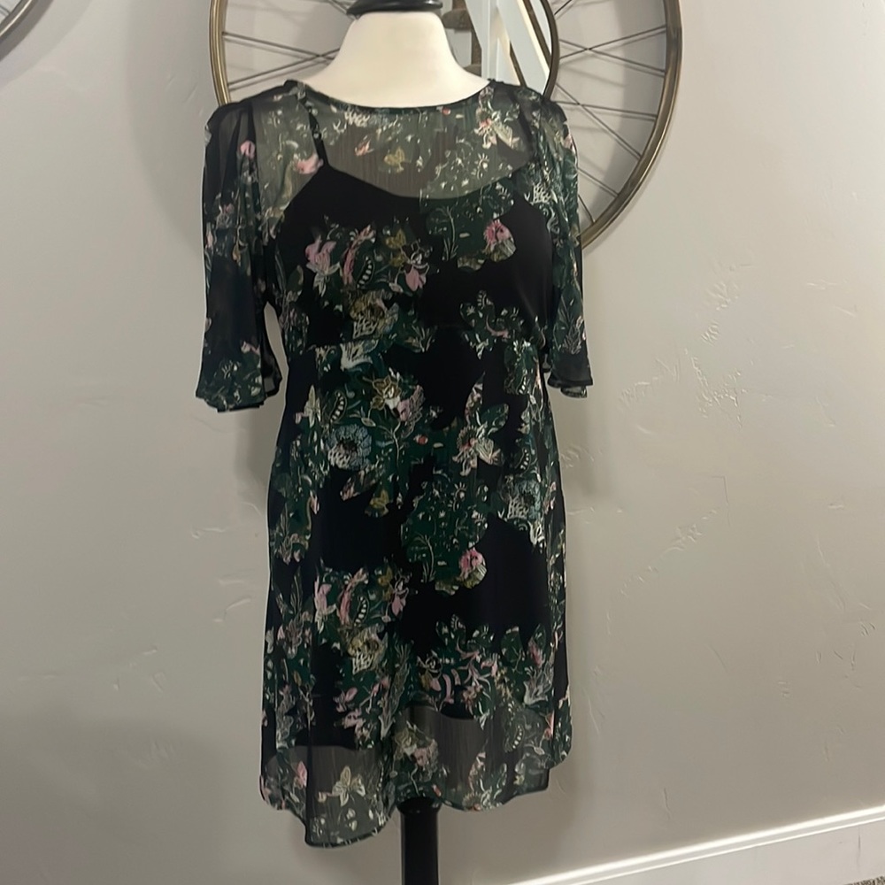 Zara floral dress